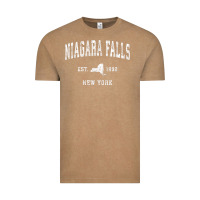 Vintage Coffee niagara falls new york ny vintage athletic sports design t shirt Vintage Tee - linhVisuals