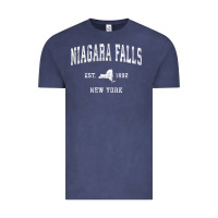 Vintage Denim niagara falls new york ny vintage athletic sports design t shirt Vintage Tee - linhVisuals