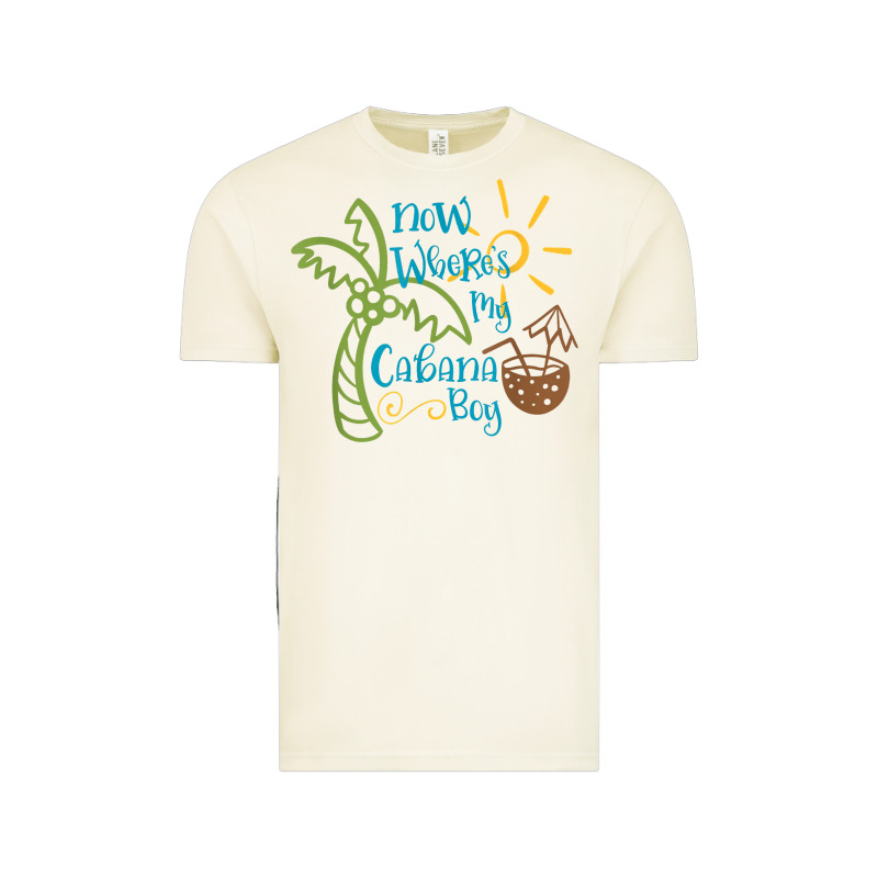 Now Where's My Cabana Boy, Beach Palm Tree Coconut T Shirt Vintage Tee by linhVisuals | Teevron