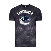 Cloud Black canucks white Vintage Tee - linhVisuals