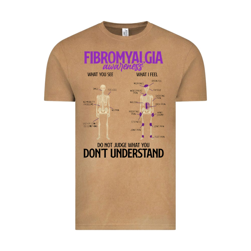 Fibromyalgia Awareness Do Not Judge What You Dont Understand Vintage Tee by linhVisuals | Teevron
