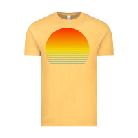Vintage Mustard retro sunset Vintage Tee - linhVisuals