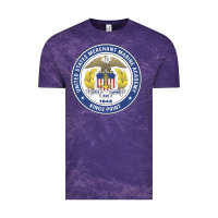 Cloud Purple United States Merchant Marine Academy Vintage Tee - linhVisuals