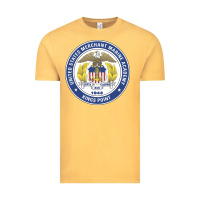 Vintage Mustard United States Merchant Marine Academy Vintage Tee - linhVisuals