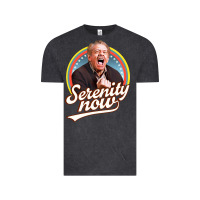 Vintage Black serenity later serenity now Vintage Tee - linhVisuals