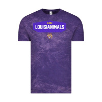 Cloud Purple lsu louisianimals Vintage Tee - linhVisuals