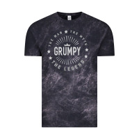 Cloud Black graphic 365 grumpy the legend men funny gift Vintage Tee - linhVisuals