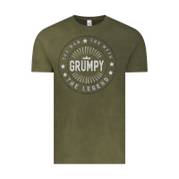 Vintage Olive graphic 365 grumpy the legend men funny gift Vintage Tee - linhVisuals