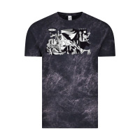 Cloud Black guernica artwork Vintage Tee - linhVisuals