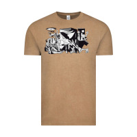 Vintage Coffee guernica artwork Vintage Tee - linhVisuals