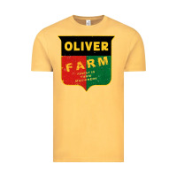 Vintage Mustard oliver farm Vintage Tee - linhVisuals
