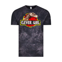 Cloud Black clever girl Vintage Tee - linhVisuals