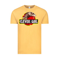 Vintage Mustard clever girl Vintage Tee - linhVisuals