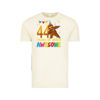 Vintage Arctic 44 years old birthday sloth dabbing 44th birthday sloth Vintage Tee - linhVisuals