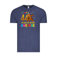 Vintage Denim 44 years old birthday sloth dabbing 44th birthday sloth Vintage Tee - linhVisuals
