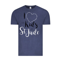 Vintage Denim i love and heart the kids of st jude shirt for runners Vintage Tee - linhVisuals