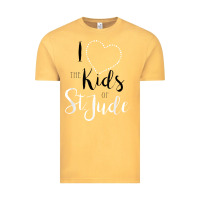 Vintage Mustard i love and heart the kids of st jude shirt for runners Vintage Tee - linhVisuals