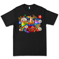 Black LGBTQ+ Pride Coffee Cups Premium Tee - BundleAndBundleShop