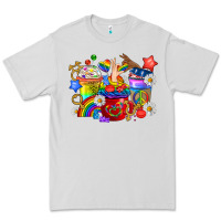 Dove Grey LGBTQ+ Pride Coffee Cups Premium Tee - BundleAndBundleShop