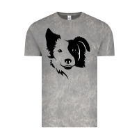 Cloud Rock dog, collie, dogs, collies, border collies, puppy, sheepdog Vintage Tee - linhVisuals