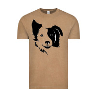 Vintage Coffee dog, collie, dogs, collies, border collies, puppy, sheepdog Vintage Tee - linhVisuals