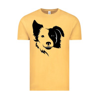 Vintage Mustard dog, collie, dogs, collies, border collies, puppy, sheepdog Vintage Tee - linhVisuals