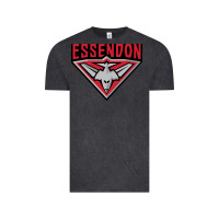 Vintage Black essendon fc Vintage Tee - linhVisuals
