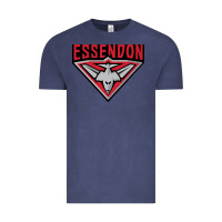 Vintage Denim essendon fc Vintage Tee - linhVisuals
