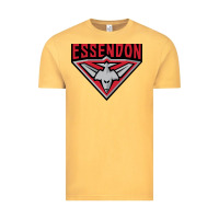 Vintage Mustard essendon fc Vintage Tee - linhVisuals