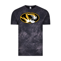 Cloud Black missouri tigers Vintage Tee - linhVisuals