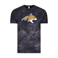 Cloud Black montana state bobcats Vintage Tee - linhVisuals