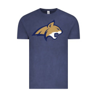 Vintage Denim montana state bobcats Vintage Tee - linhVisuals