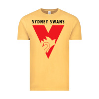Vintage Mustard sydney swans Vintage Tee - linhVisuals