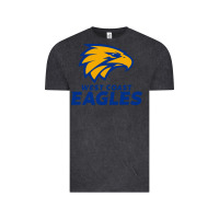 Vintage Black west coast eagles Vintage Tee - linhVisuals
