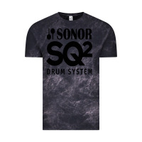 Cloud Black Sonor Drum Vintage Tee - linhVisuals