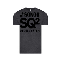 Vintage Black Sonor Drum Vintage Tee - linhVisuals