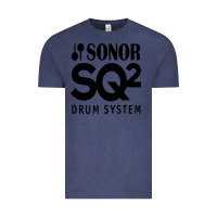 Vintage Denim Sonor Drum Vintage Tee - linhVisuals