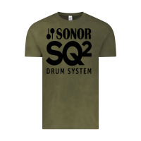 Vintage Olive Sonor Drum Vintage Tee - linhVisuals