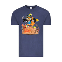 Vintage Denim conker the squirrel, bad, video game, game, green, squirel Vintage Tee - linhVisuals