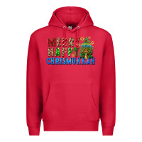 Cardinal merry happy chrismukkah Premium Hoodie - FaDigitalArtStudio
