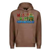 Chestnut merry happy chrismukkah Premium Hoodie - FaDigitalArtStudio