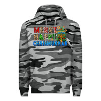 Slate Camo merry happy chrismukkah Premium Hoodie - FaDigitalArtStudio