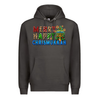 Smoke merry happy chrismukkah Premium Hoodie - FaDigitalArtStudio