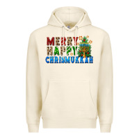 Tofu merry happy chrismukkah Premium Hoodie - FaDigitalArtStudio