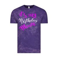 Cloud Purple it's my birthday month party Vintage Tee - linhVisuals