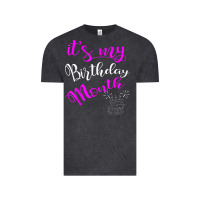 Vintage Black it's my birthday month party Vintage Tee - linhVisuals