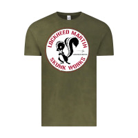 Vintage Olive skunks works adp roundel patch Vintage Tee - linhVisuals