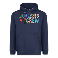 Navy dialysis crew Heavyweight Hoodie - CowhideDigitalArt