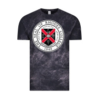 Cloud Black Rhodes College Vintage Tee - linhVisuals