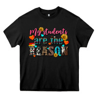 Black my students are the reason Heavy Core Tee - NancyCooperArtShop